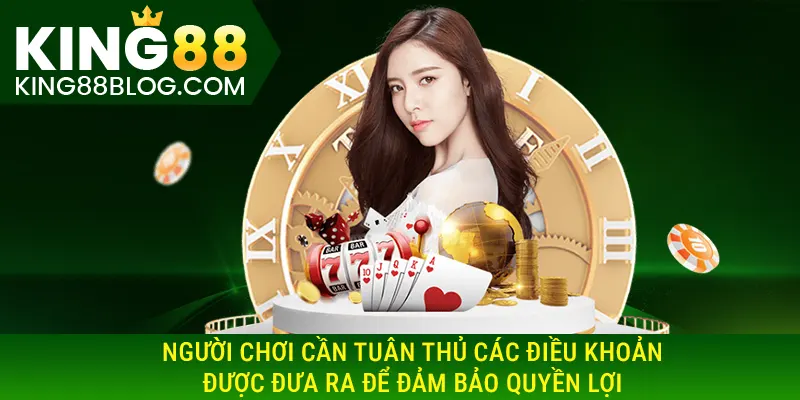 Người chơi cần tuân thủ các điều khoản sử dụng